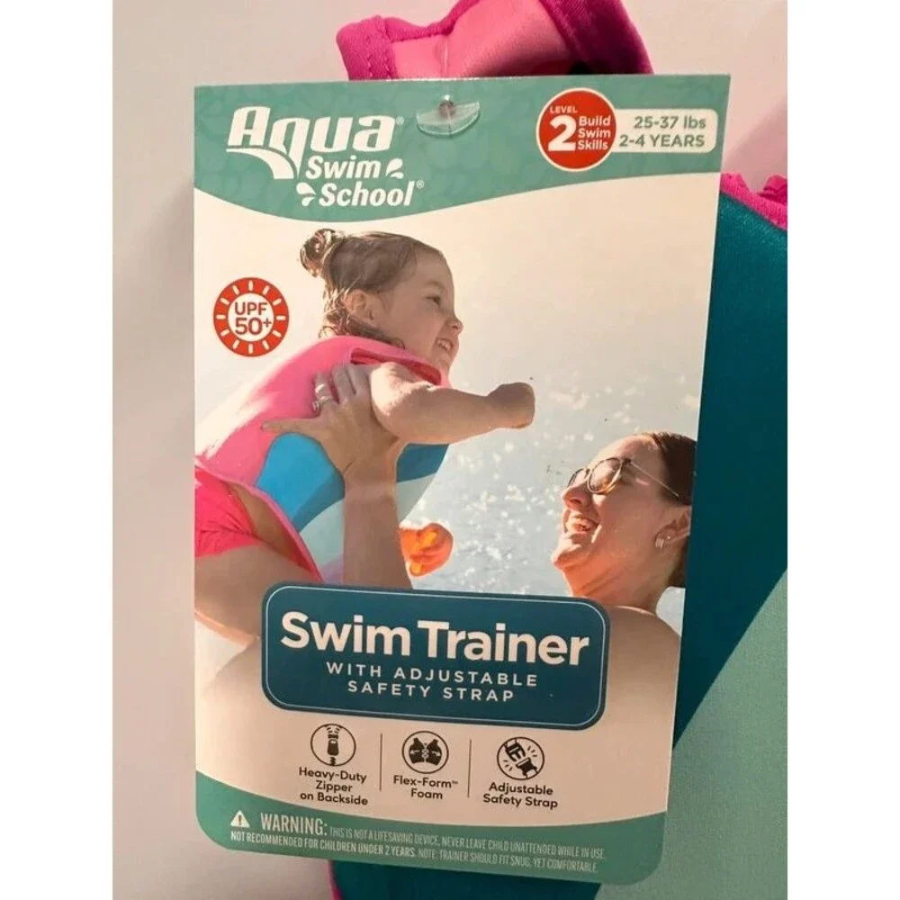 Aqua Swim School Swim Trainer Lifejacket Vest ages 2-4